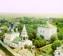Ryazan: Monastery of Our Savior from the northwest, 1912. Creator: Sergey Mikhaylovich Prokudin-Gorsky