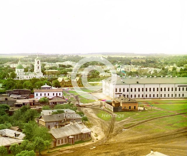 Ryazan: General view from the north, 1912. Creator: Sergey Mikhaylovich Prokudin-Gorsky.