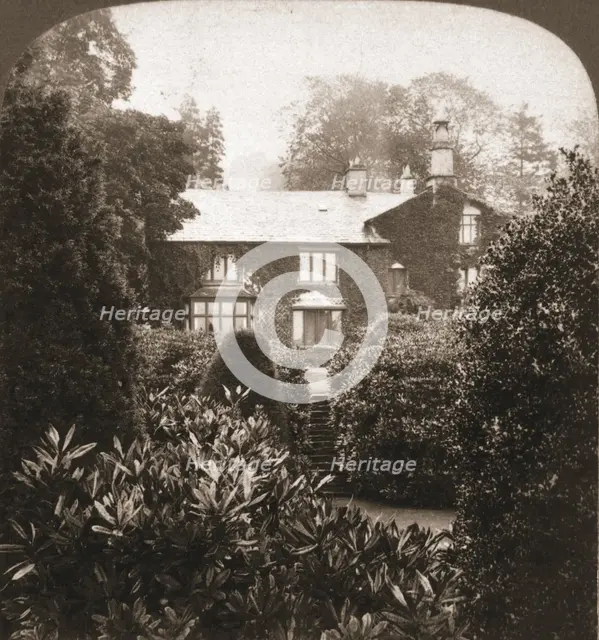 'Rydal Mount, William Wordsworth's home, Lake District, Engalnd', 1903.  Creator: Works and Sun Sculpture Studios.