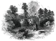 Rydal Mount: the Residence of Mr. Wordsworth, from an original drawing, 1850. Creator: Unknown
