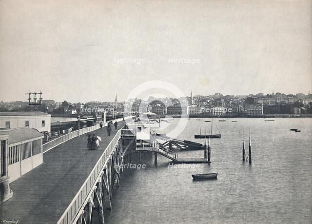 'Ryde - View from the Pier', 1895. Artist: Unknown.