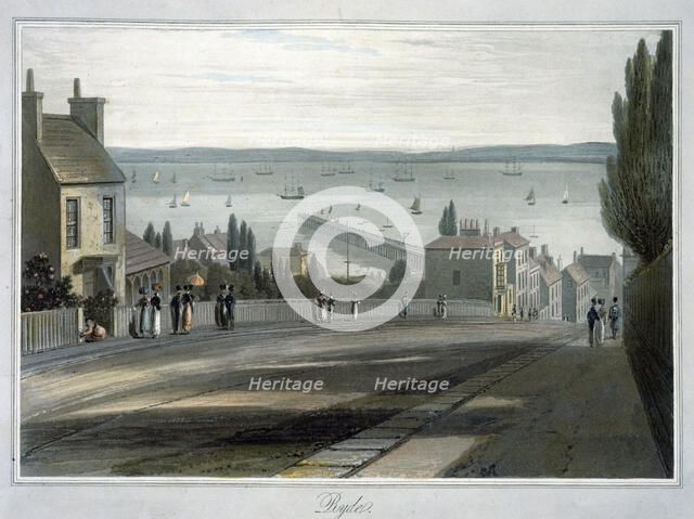 'Ryde', Isle of Wight, 1814-1825. Artist: William Daniell