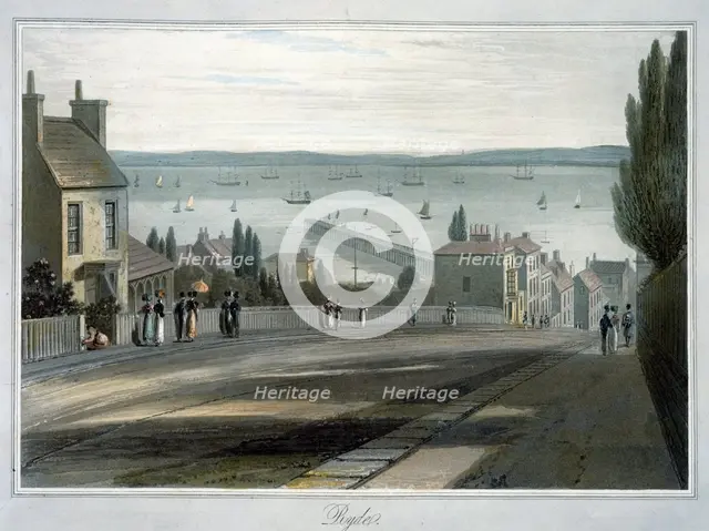'Ryde', Isle of Wight, 1814-1825. Creator: William Daniell.