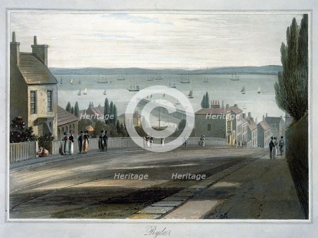 'Ryde', Isle of Wight, 1814-1825. Creator: William Daniell.