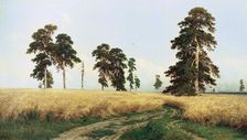 Rye Field 1878. Artist: Ivan Shishkin