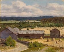 Rye Field, 1882. Creator: Kasper Jarnefelt