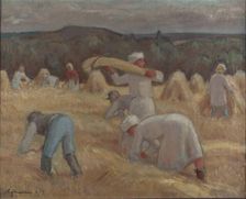 Rye field, 1919. Creator: Per ake Laurén