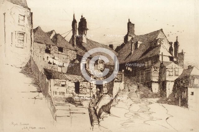 Rye, Sussex, 1884. Creator: Charles Adam Platt.