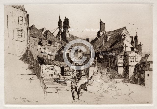 Rye, Sussex, England, 1884. Creator: Charles Adams Platt (American, 1861-1933).