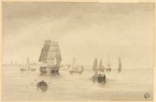 Rye - South Coast Near Hastings, n.d. Creator: Edward William Cooke