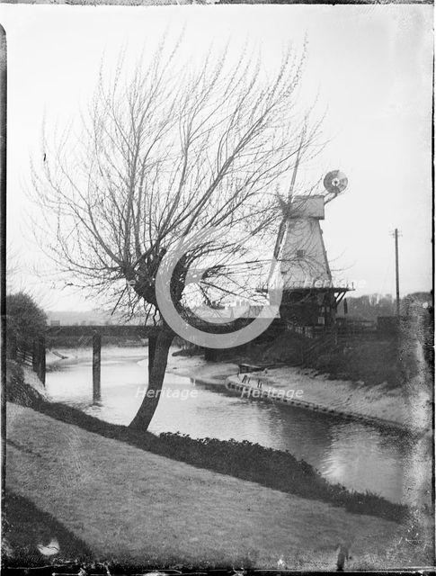 Rye Windmill, Ferry Road, Rye, Rother, East Sussex, 1905. Creator: Katherine Jean Macfee.