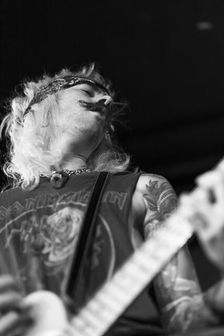 Rylan Woods, Eater live at 100 Club, London, Mar 2023. Creator: Annapaola Marchesani