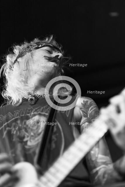 Rylan Woods, Eater live at 100 Club, London, Mar 2023. Creator: Annapaola Marchesani.