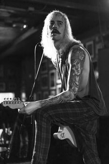 Rylan Woods, Eater live at 100 Club, London, Mar 2023. Creator: Annapaola Marchesani