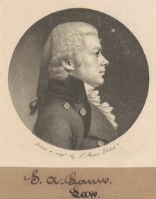 S. A. Law, 1800. Creator: Charles Balthazar Julien Févret de Saint-Mémin