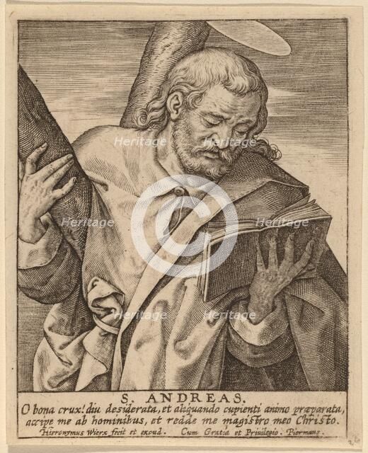 S. Andreas. Creator: Hieronymous Wierix.