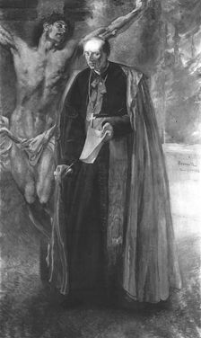 S. Em. Le Cardinal Mercier; Archeveque de Malines. Primat de Belgique 1916. Creator: Paul Albert Besnard