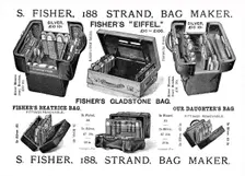 'S Fisher, 188 Strand, Bag Maker 1891
