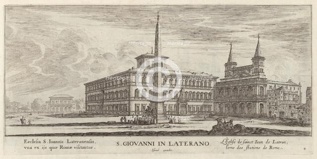 S. Giovanni in Laterano, 1640-1660. Creator: Israel Silvestre.