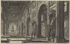S. Giovanni in Laterano. Interior, ca. 1768. Creator: Giovanni Battista Piranesi