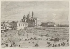 S. Giustina in pra della Vale, c. 1735/1746. Creator: Canaletto