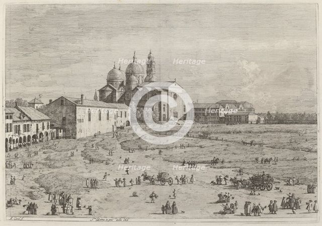 S. Giustina in pra della Vale, c. 1735/1746. Creator: Canaletto.