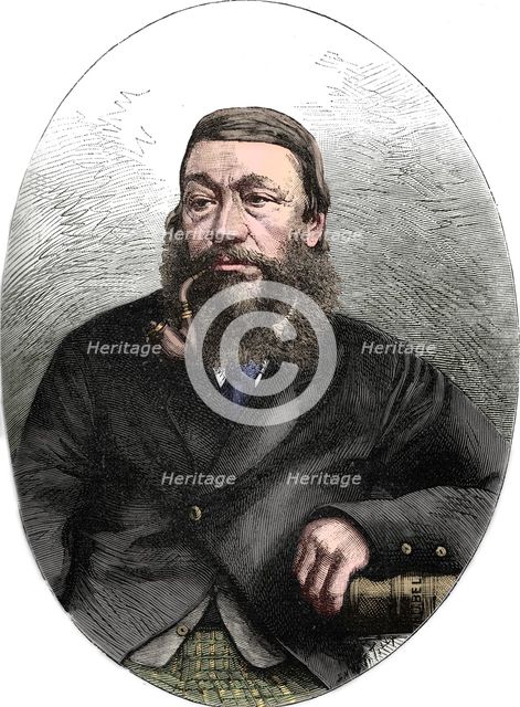 'S. J. Paul Kruger, President of the South African Republic', c1880s. Artist: Sweeton Tilly.