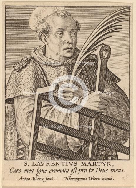 S. Laurentius Martyr. Creator: Antonius Wierix.