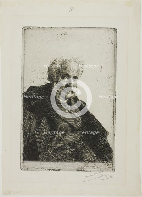 S. Loeb, 1897. Creator: Anders Leonard Zorn.