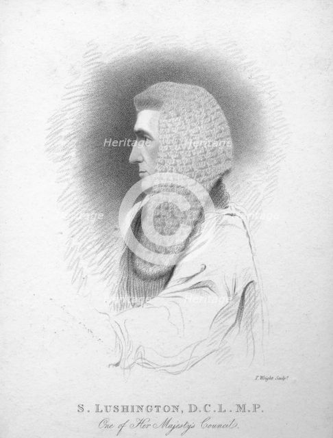'S. Lushington, D.C.L. M.P.', c1820. Creator: T Wright.