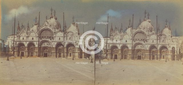 S. Marco/St. Marks Church, Venice, about 1865. Creator: Unknown.