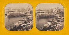 S.Maria della Salute, dogana e giudecca, giard Reale, 1860s. Creator: Charles Gaudin