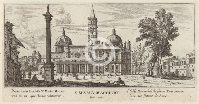 S. Maria Maggiore, 1640-1660. Creator: Israel Silvestre.