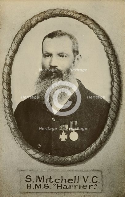 S. Mitchell, V.C, H.M.S. Harrier, c.1900. Creator: William Francis Gordon.