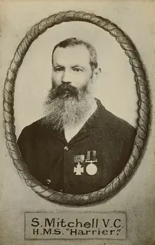 S. Mitchell, V.C, H.M.S. Harrier, c.1900. Creator: William Francis Gordon