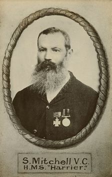 S. Mitchell, V.C, H.M.S. Harrier, c.1900. Creator: William Francis Gordon