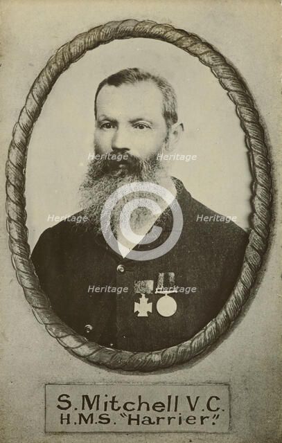 S. Mitchell, V.C, H.M.S. Harrier, c.1900. Creator: William Francis Gordon.