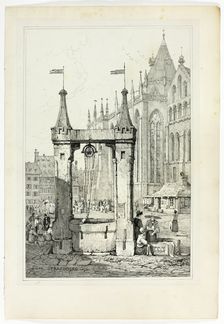 S'Omer, Strasbourg, 1833. Creator: Samuel Prout