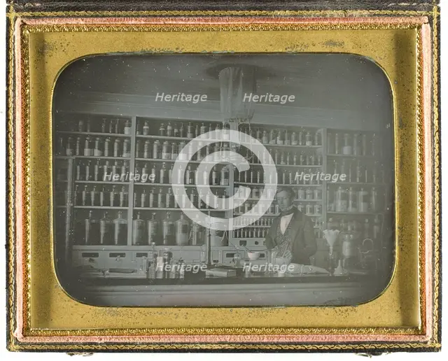 S. P. Peck Apothecary, c. 1850. Creator: Unknown.