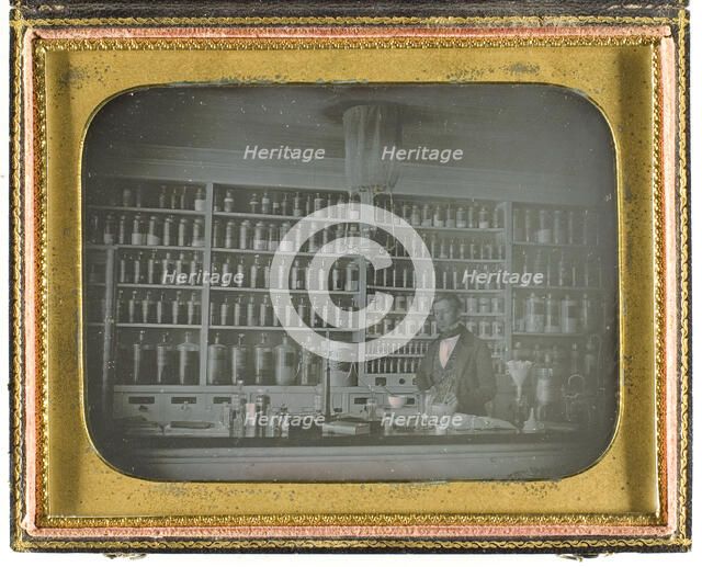 S. P. Peck Apothecary, c. 1850. Creator: Unknown.