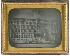 S. P. Peck Apothecary, c. 1850. Creator: Unknown