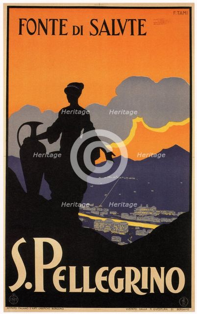 S. Pellegrino, 1928. Artist: Tami, Fortunato (1875-1942)