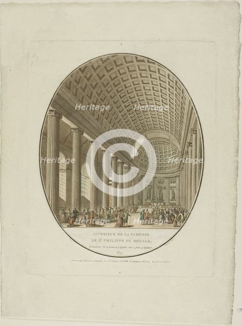S. Philippe du Rouk, Paris, n.d. Creator: Jean Francois Janinet.