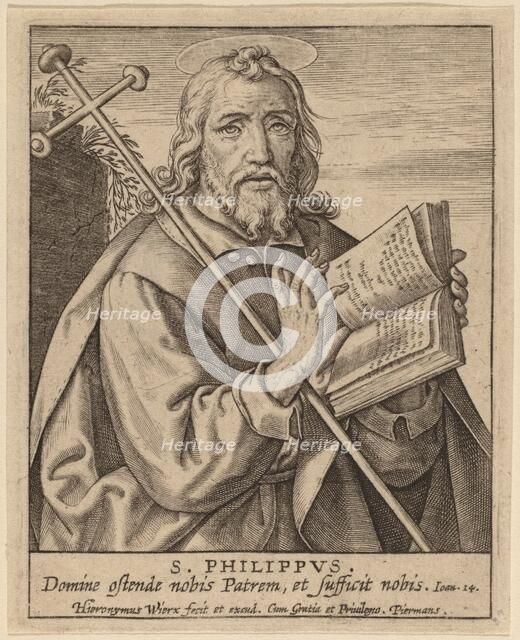 S. Philippus. Creator: Hieronymous Wierix.