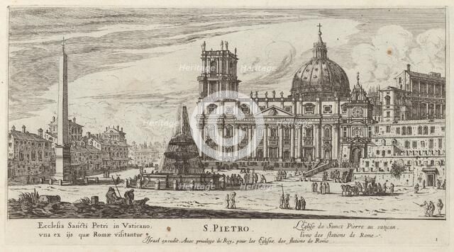 S. Pietro, 1640-1660. Creator: Israel Silvestre.