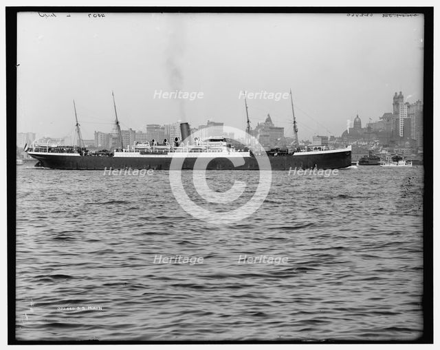 S.S. Main, (1908?). Creator: Unknown.