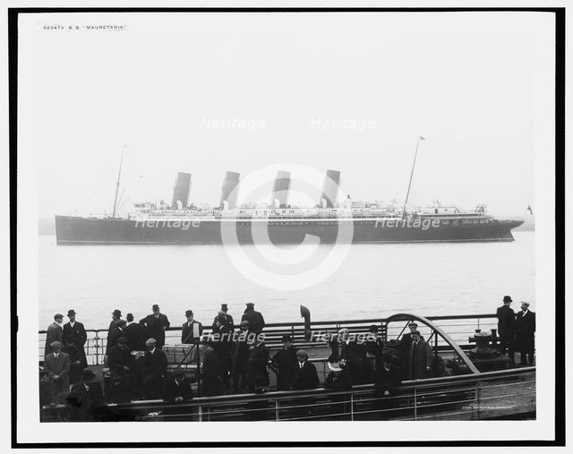 S.S. Mauretania, c1908. Creator: Unknown.