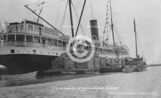 S.S. Alameda, between c1900 and c1930. Creator: Maude Dempsey.