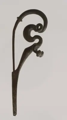 S-Shaped Brooch, Celtic, 6th century B.C. Creator: Unknown