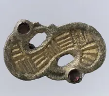 S-Shaped Brooch, Frankish, 550. Creator: Unknown